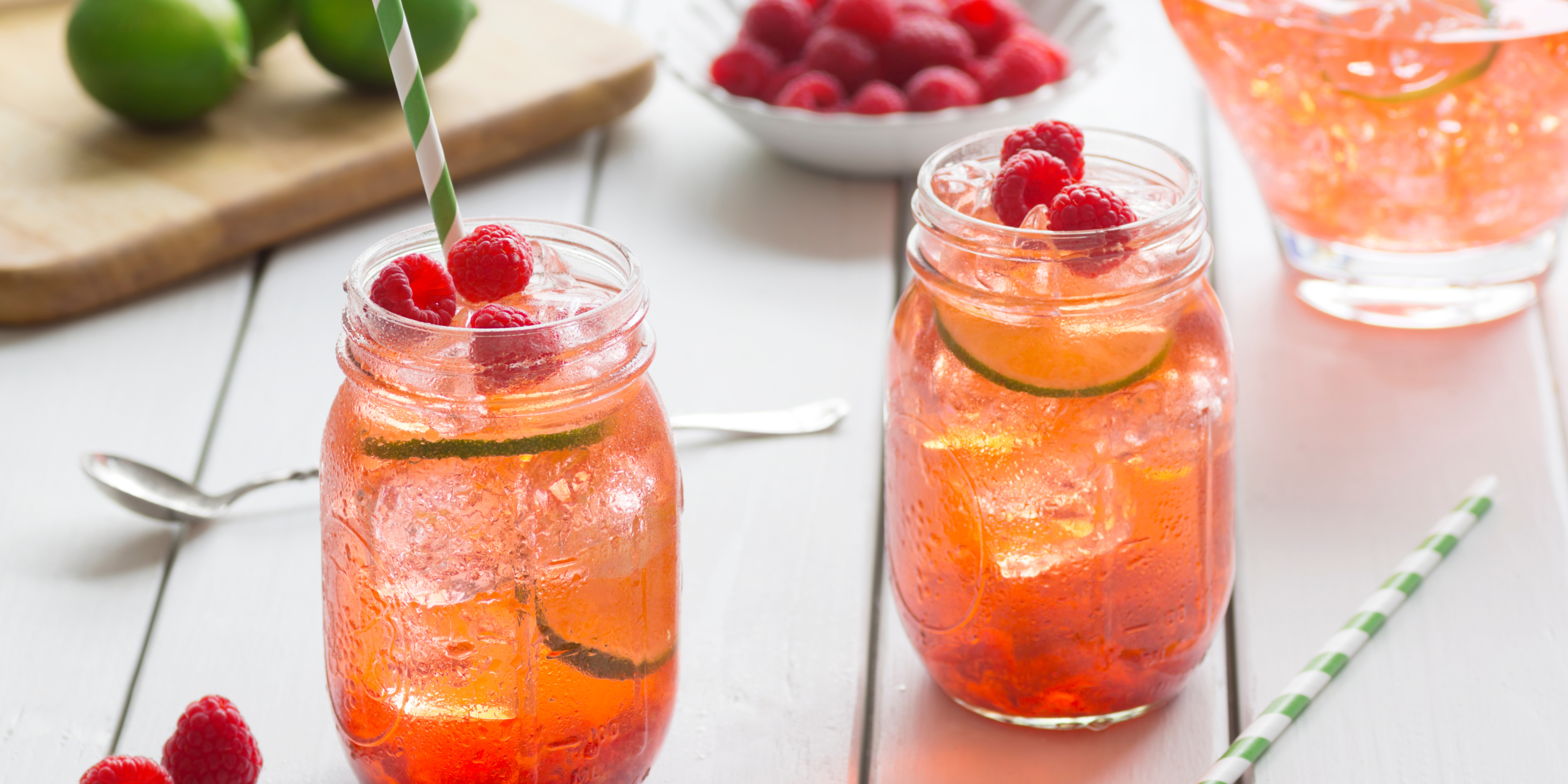 Raspberry and Spearmint Iced Tea