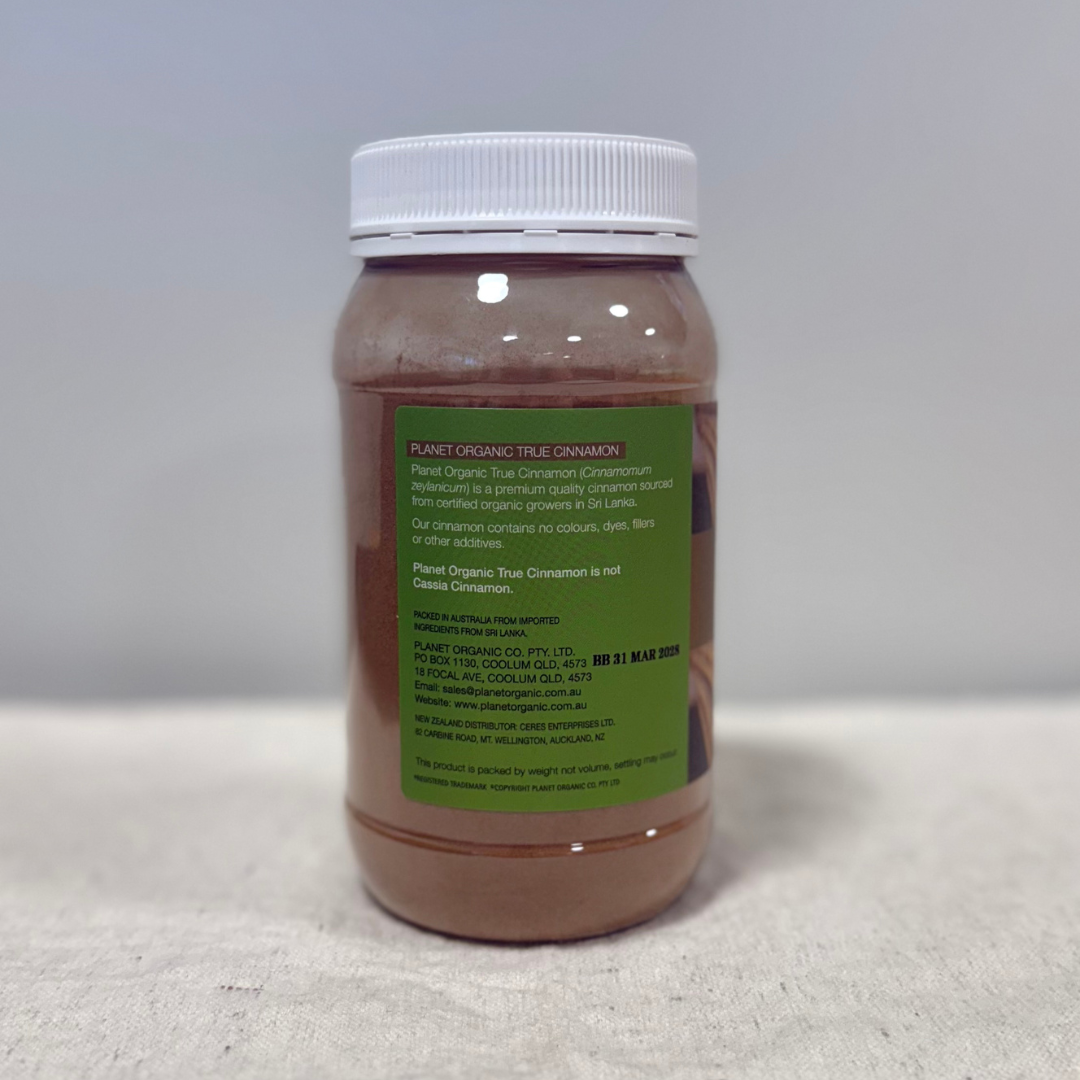 Ceylon Cinnamon Powder 250g - Certified Organic