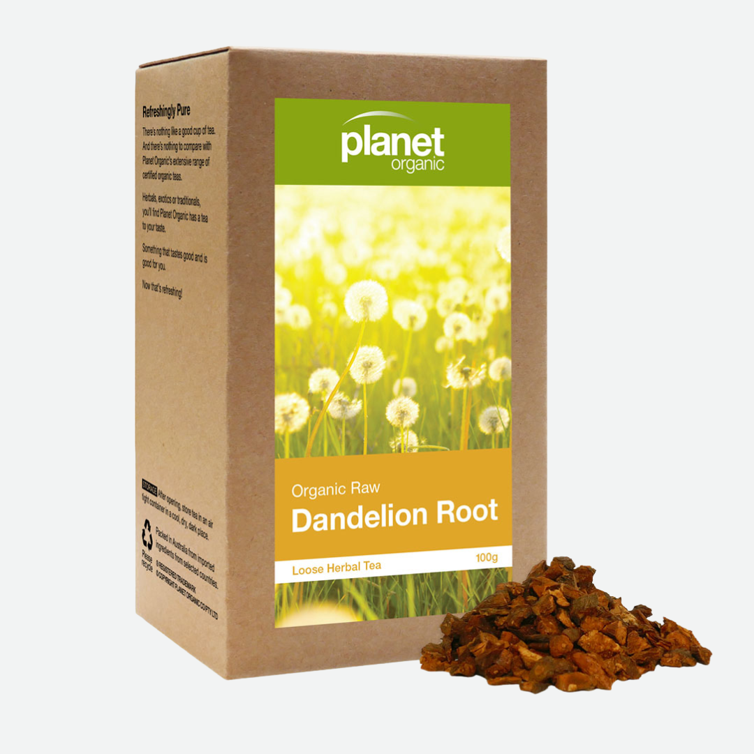 Dandelion Root Tea Loose Leaf 100g - Certified Organic