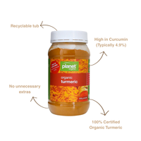 Thumbnail for Turmeric Powder 300g - Certified Organic