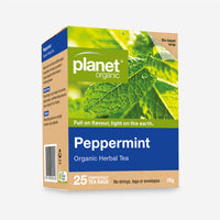 Thumbnail for Peppermint 25 Teabags - Certified Organic
