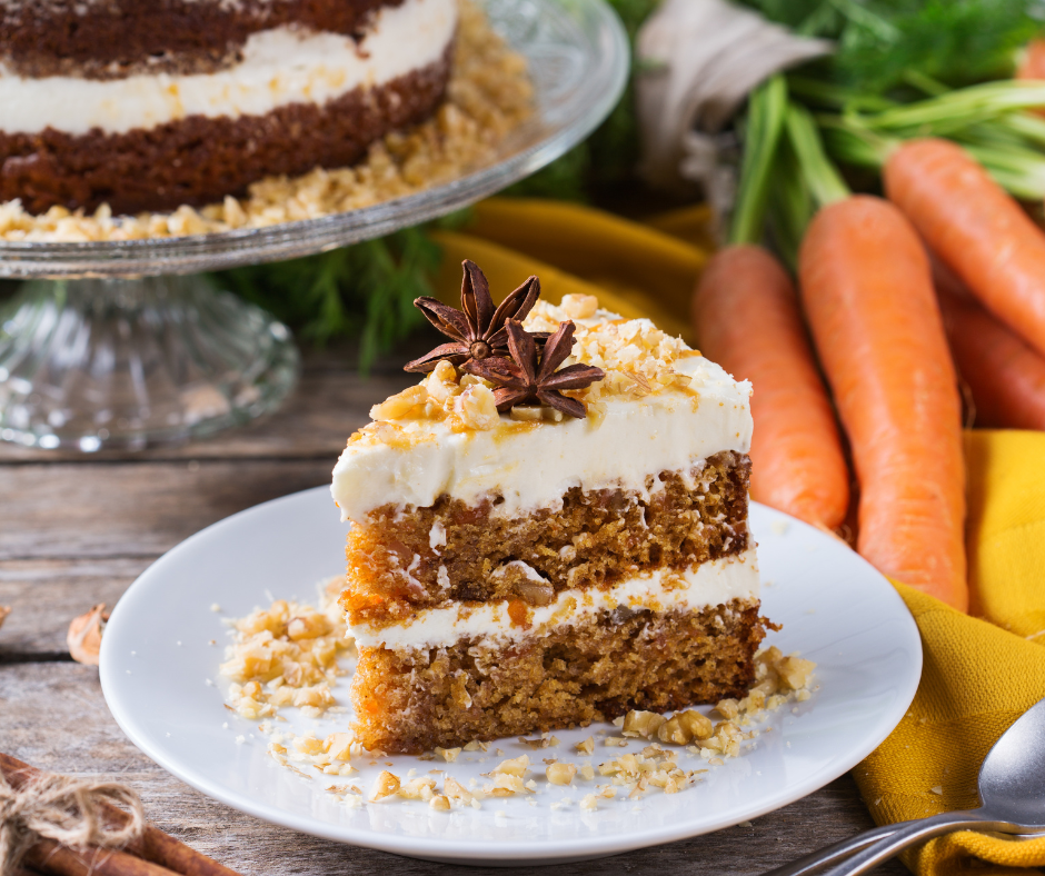 Organic Spiced Carrot Cake - Gluten Free & Dairy Free