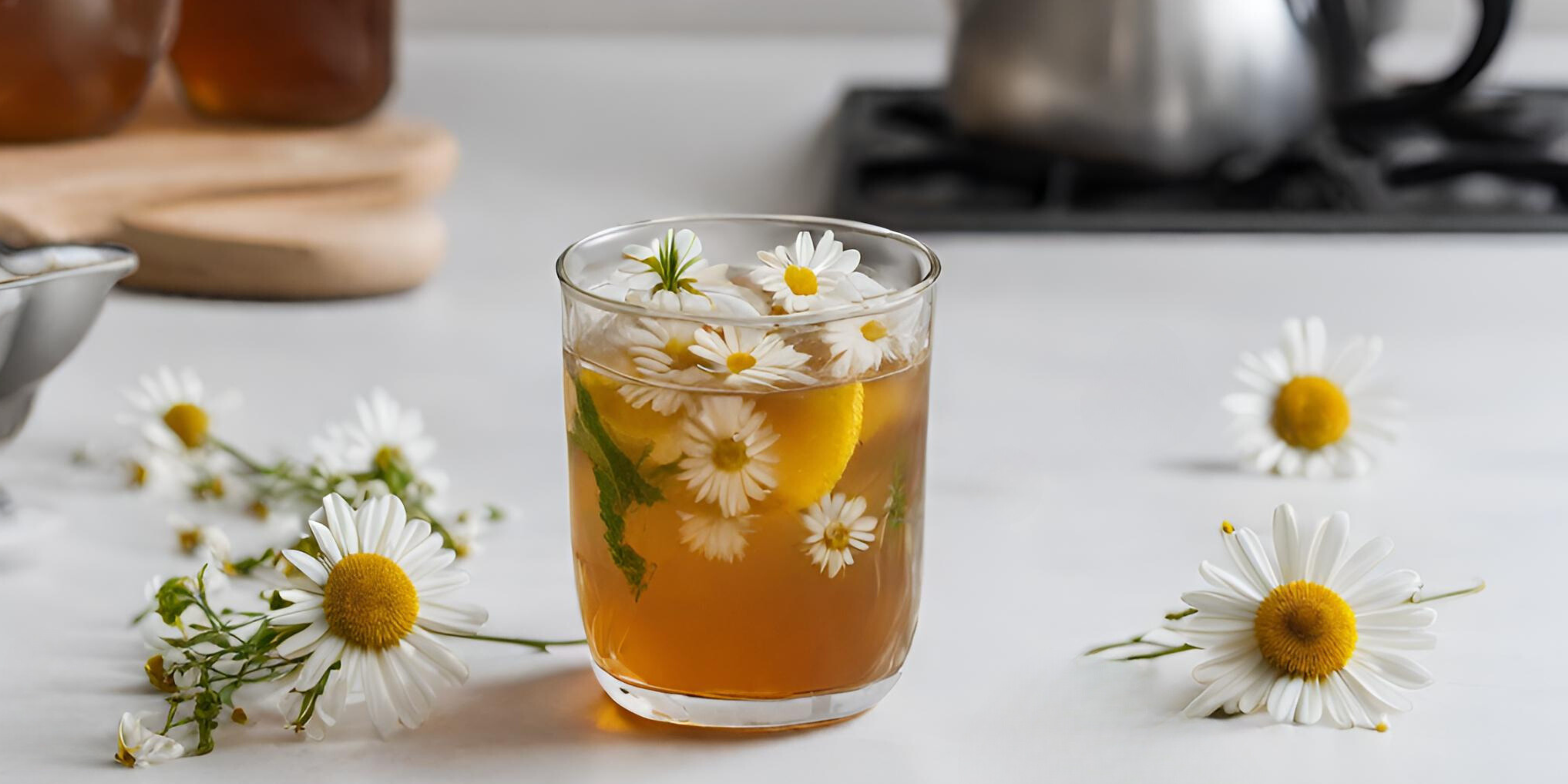 Chamomile and Passionfruit Iced Tea