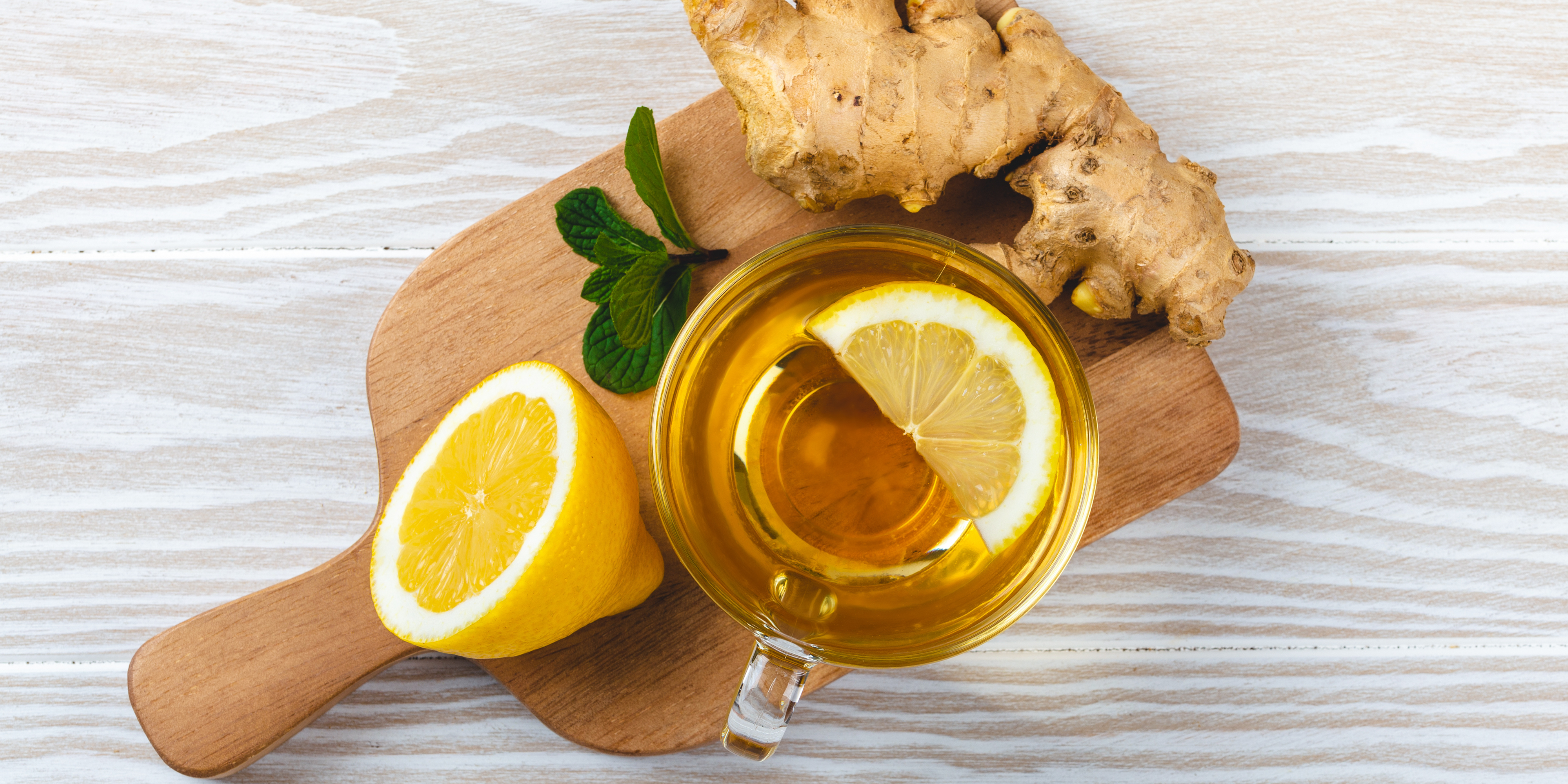 Warm Herbal Tea for Fighting Colds and Flus