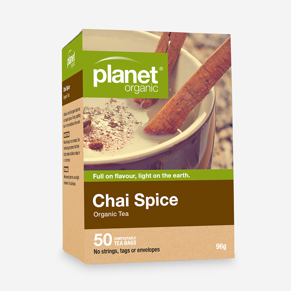 Chai Spice 50 Teabags - Certified Organic