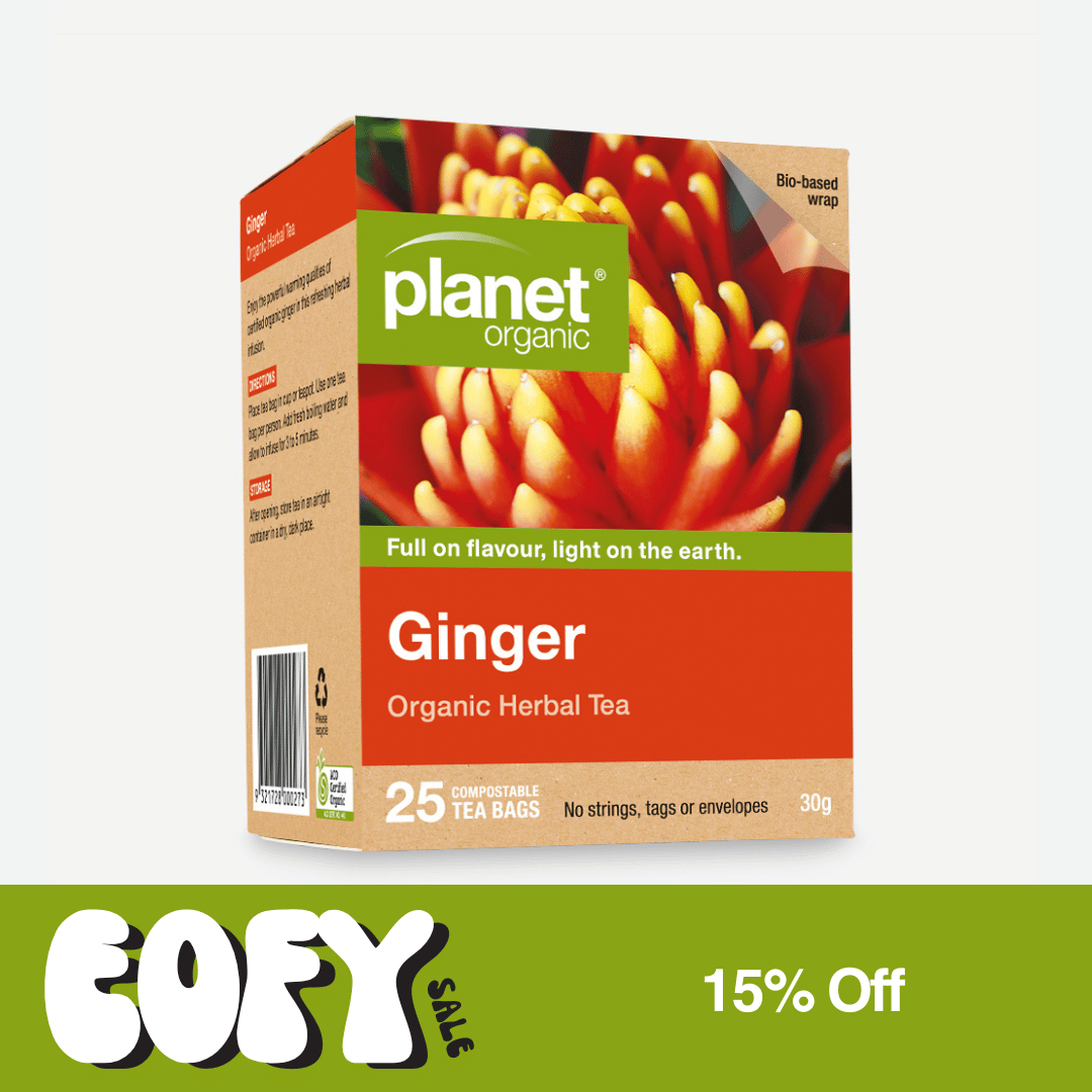 Ginger 25 Teabags - Certified Organic