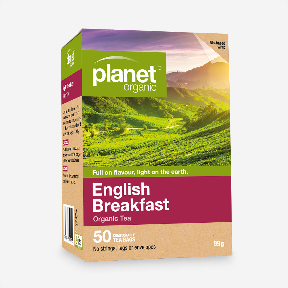 English Breakfast 50 Teabags - Certified Organic