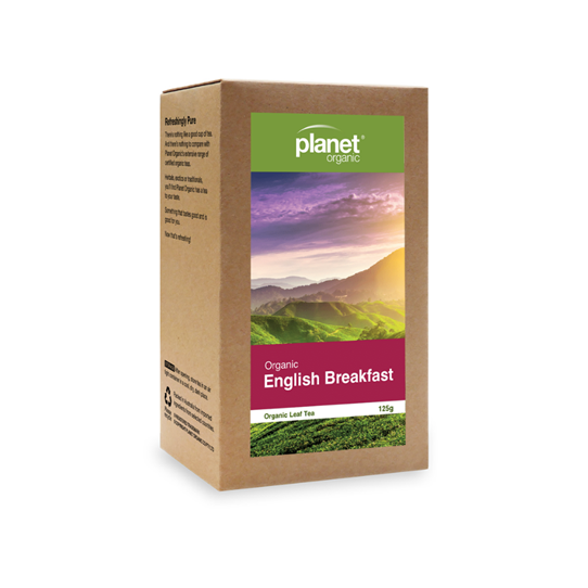 English Breakfast Loose Leaf Tea 125g - Certified Organic