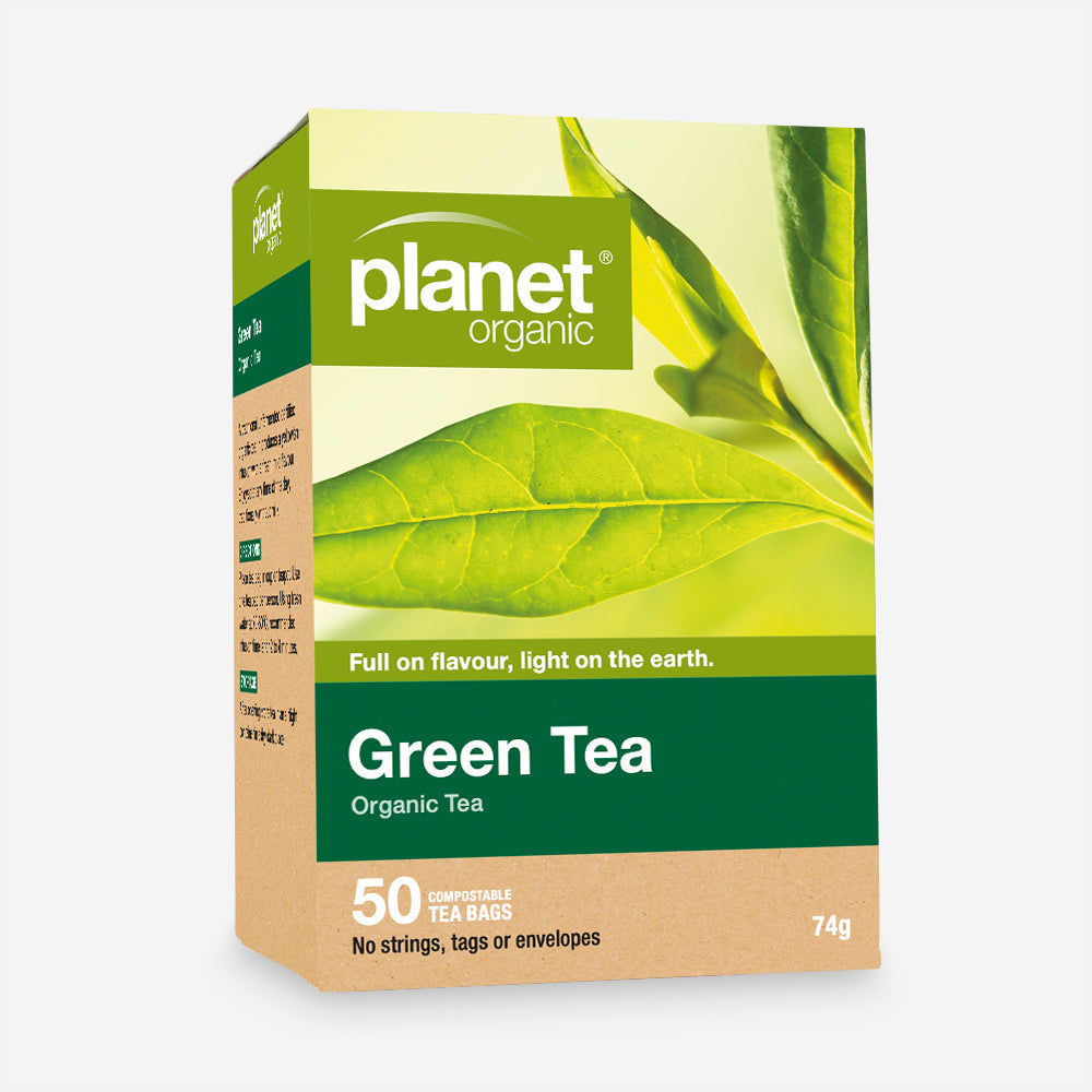 Green 50 Teabags - Certified Organic
