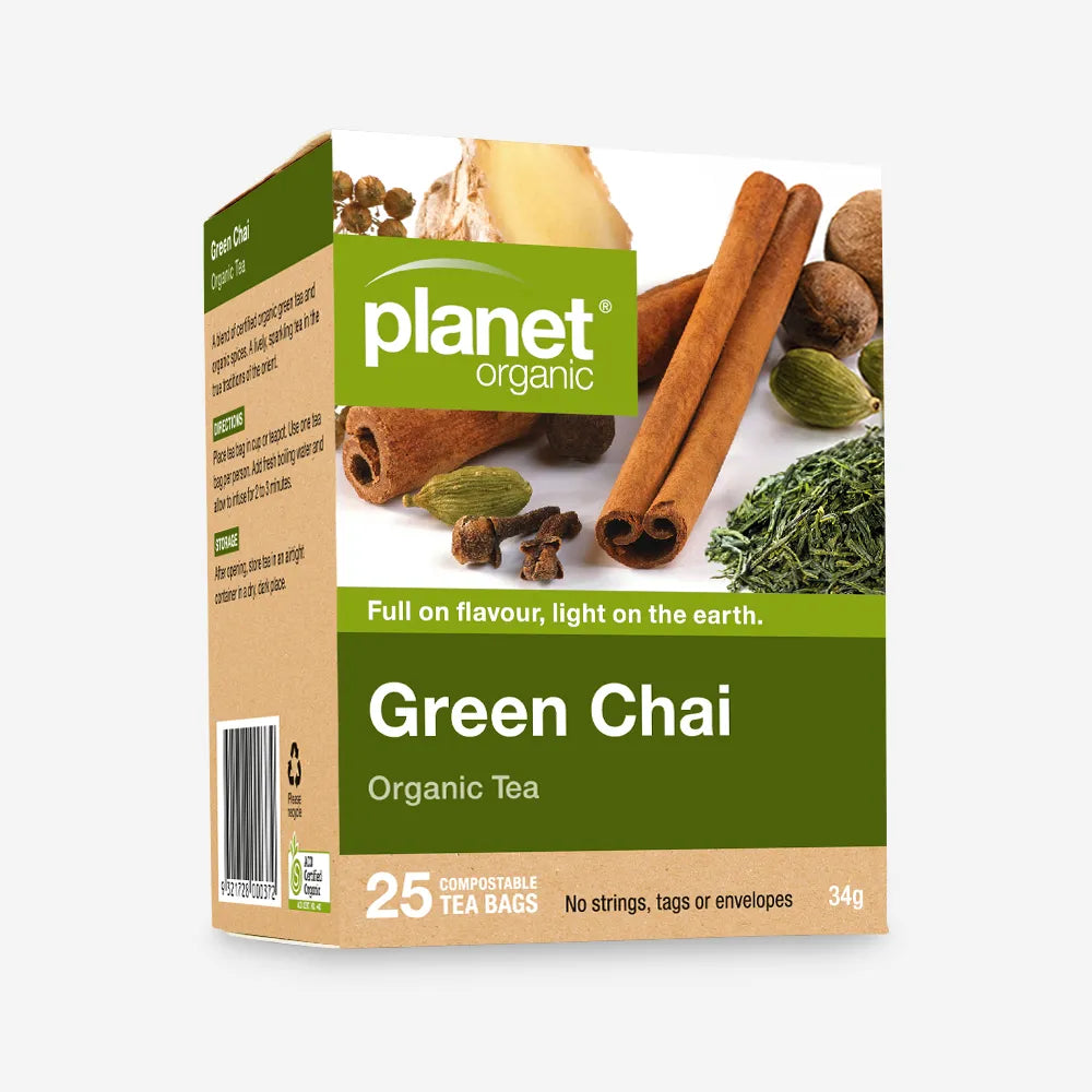 Green Chai Tea Certified Organic 
