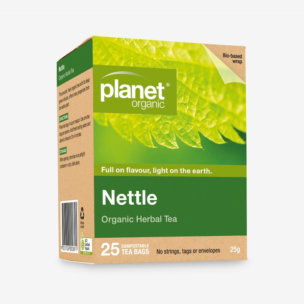 Organic Nettle Tea Bags for Iron 