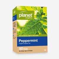 Thumbnail for Peppermint 50 Teabags - Certified Organic