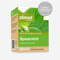 Thumbnail for Spearmint 25 Teabags - Certified Organic