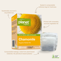 Thumbnail for Chamomile Tea 25 Tea Bags - Certified Organic