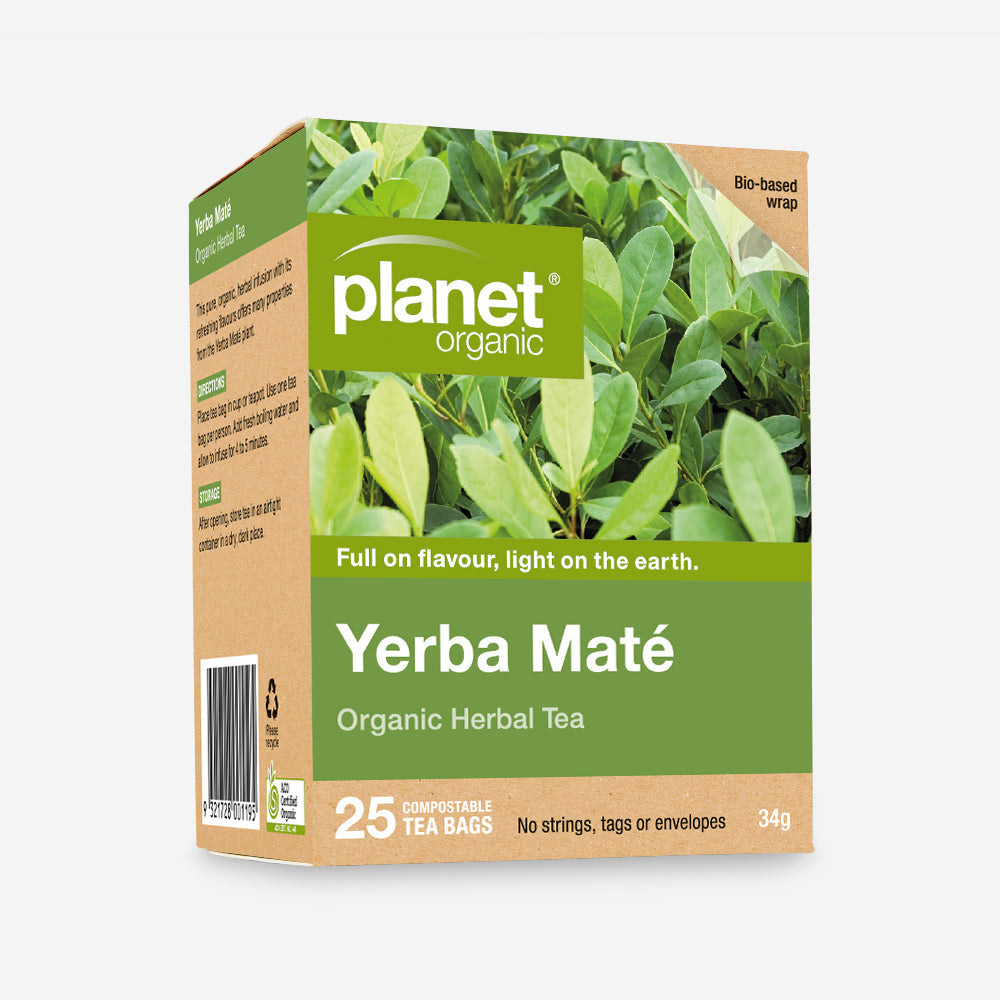 Certified Organic Yerba Mate Natural Caffeine Tea