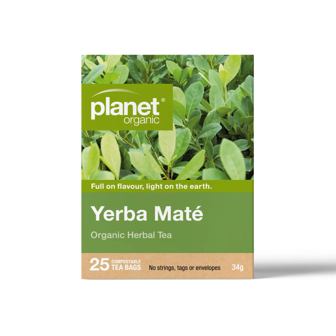 Yerba Mate Natural Energy Tea - Certified Organic