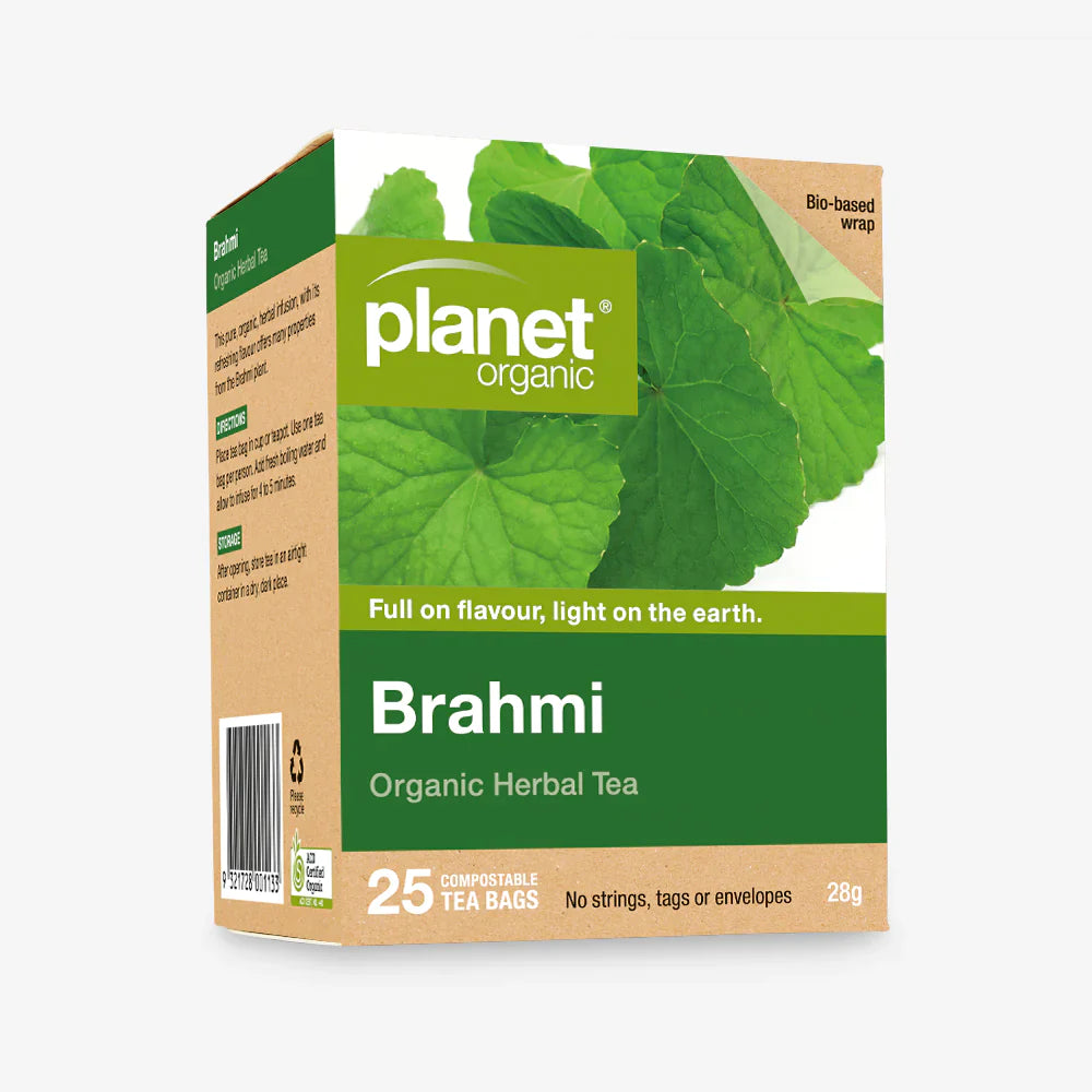 Brahmi 25 Tea Bags - Certified Organic