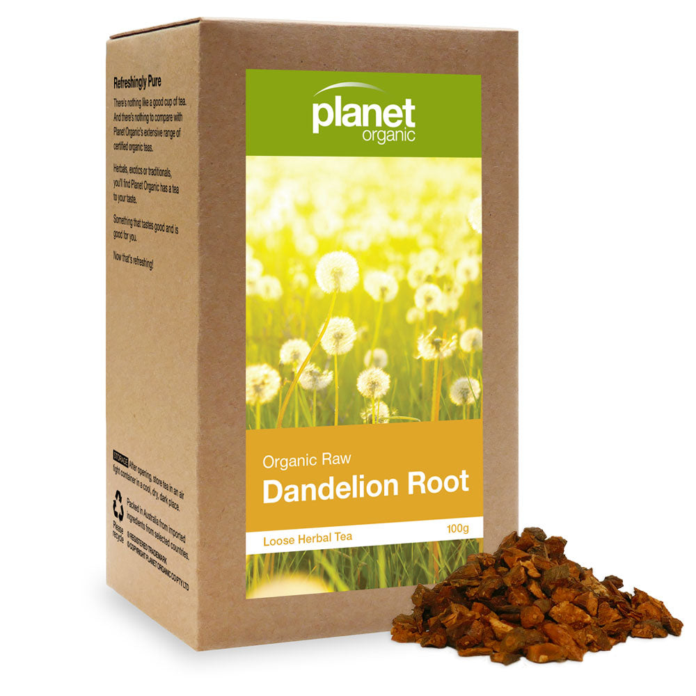 Dandelion Root Loose Leaf Tea 100g - Certified Organic