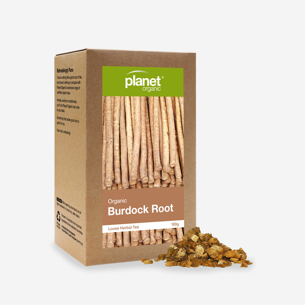 Burdock Root Loose Leaf Tea 100g - Certified Organic
