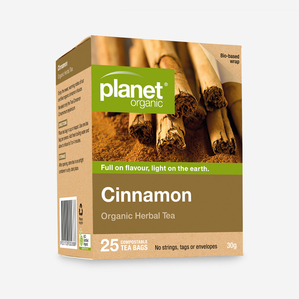Cinnamon Tea 25 Teabags - Certified Organic