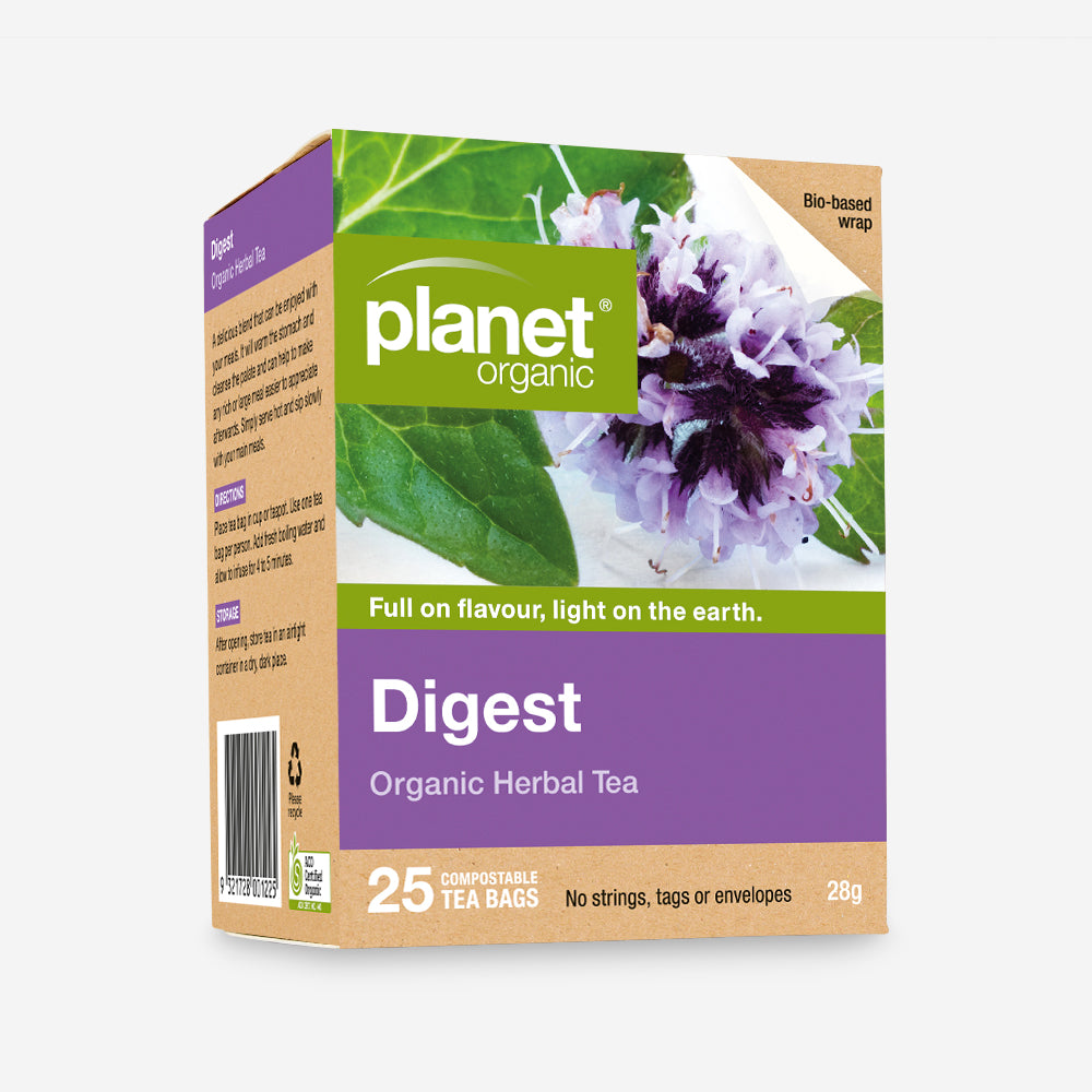 Digest 25 Teabags - Certified Organic