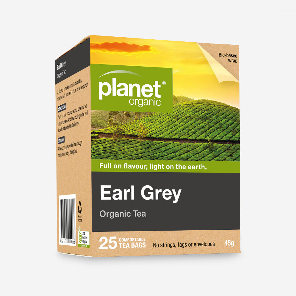 Earl Grey 25 Teabags - Certified Organic