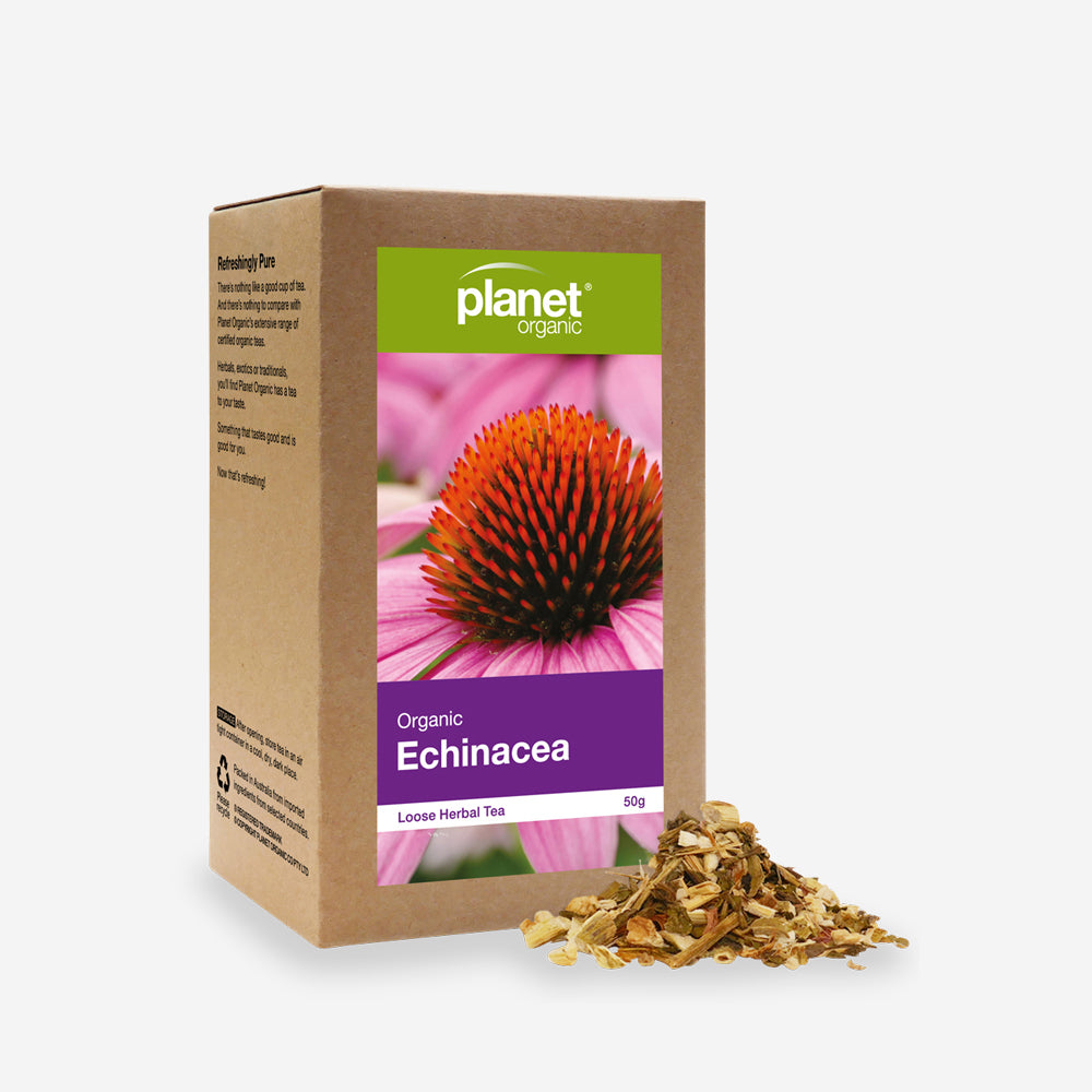 Echinacea Loose Leaf Tea 50g - Certified Organic