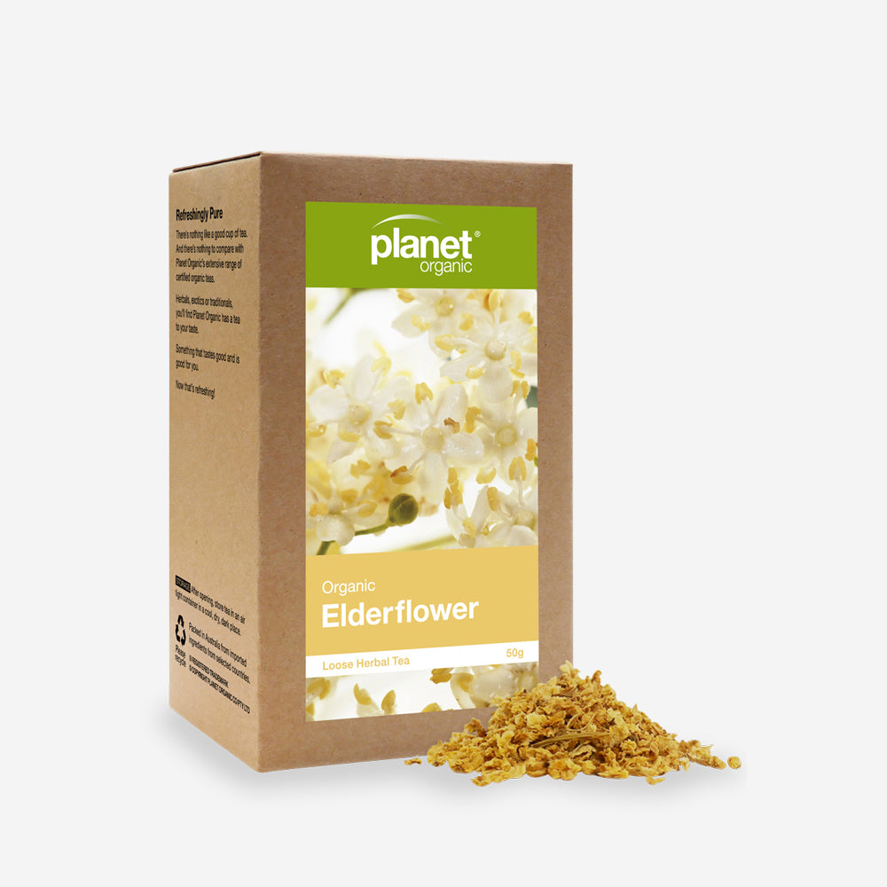 Elderflower Loose Leaf Tea 50g - Certified Organic