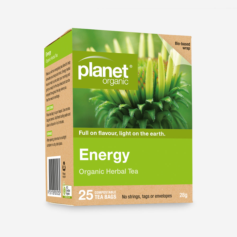 Energy 25 Teabags - Certified Organic