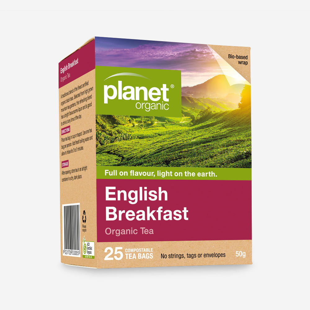 English Breakfast 25 Teabags - Certified Organic