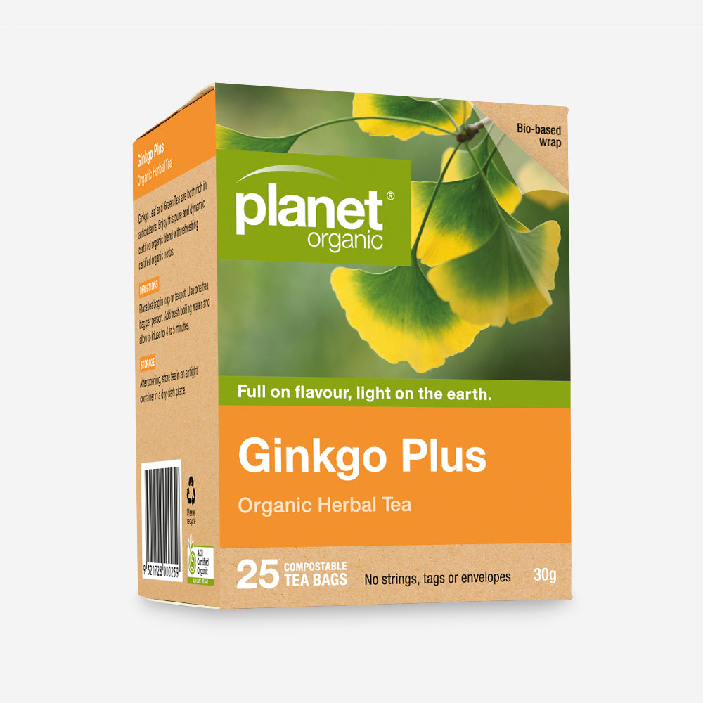 Ginkgo 25 Teabags - Certified Organic