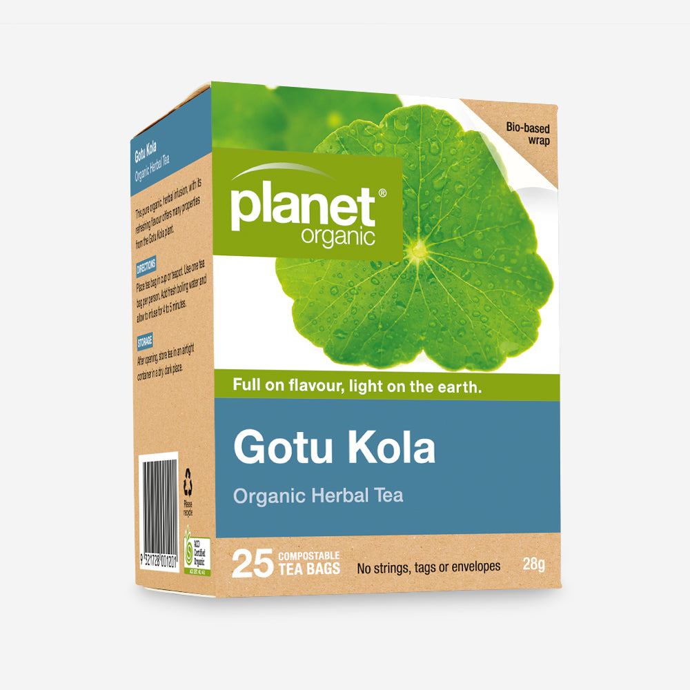 Gotu Kola 25 ティーバッグ - 認定オーガニック