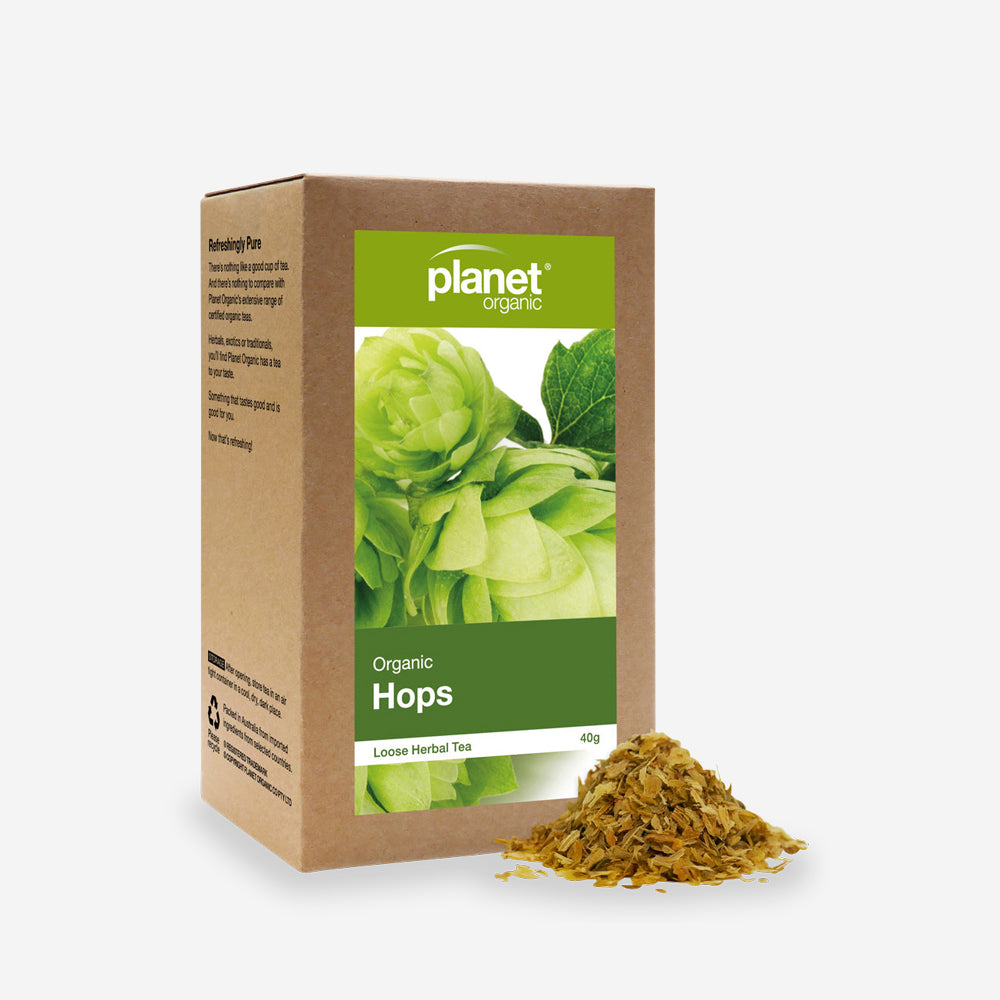 Hops Loose Leaf Tea 40g  - Certified Organic