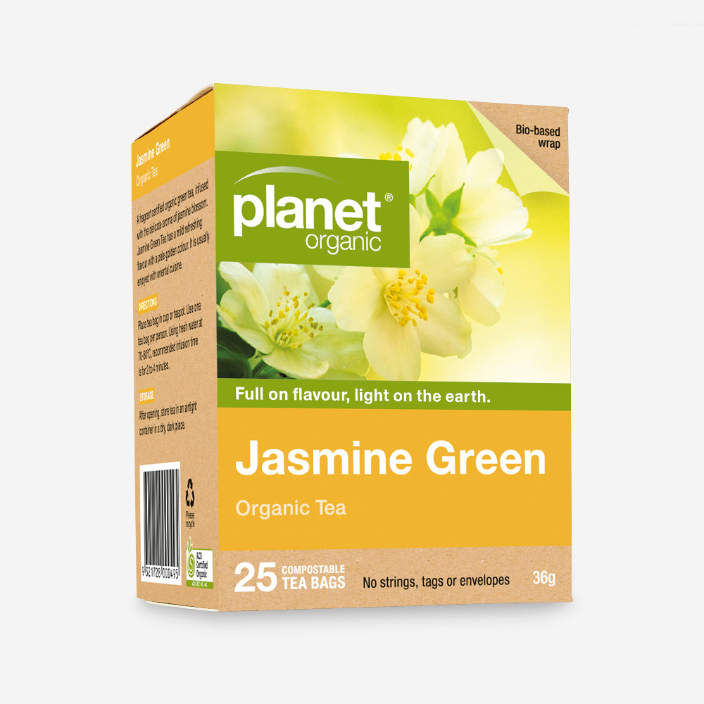 Jasmine Green 25 Teabags - Certified Organic