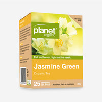Thumbnail for Jasmine Green 25 Teabags - Certified Organic