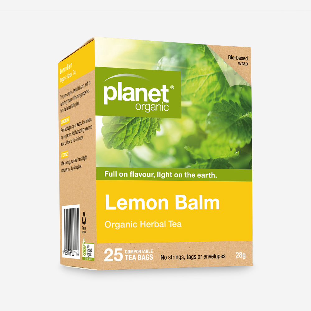 Lemon Balm 25 Teabags - Certified Organic
