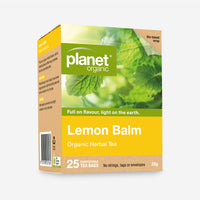 Thumbnail for Lemon Balm 25 Teabags - Certified Organic