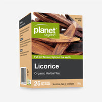 Thumbnail for Licorice 25 Teabags - Certified Organic