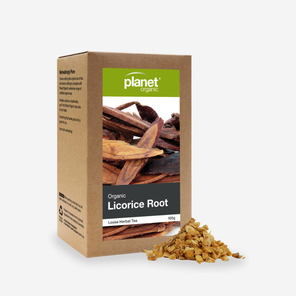 Licorice Root Loose Leaf Tea 100g - Certified Organic