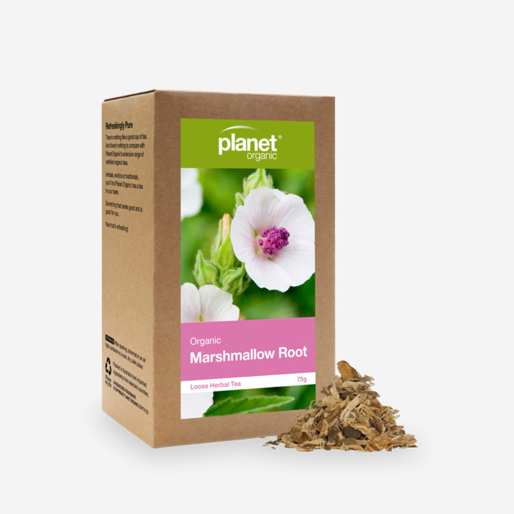 Marshmallow Root Loose Leaf Tea 75g - Certified Organic