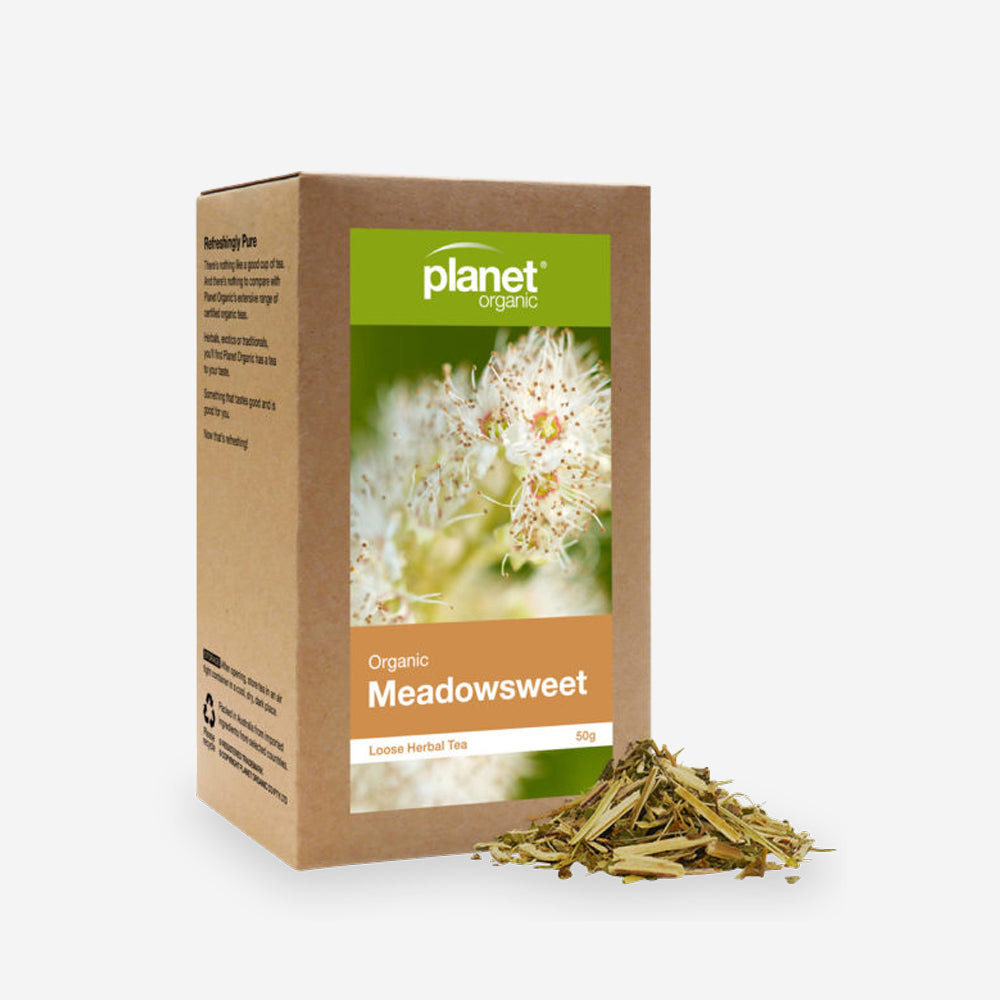 Meadowsweet Loose Leaf Tea 50g - Certified Organic