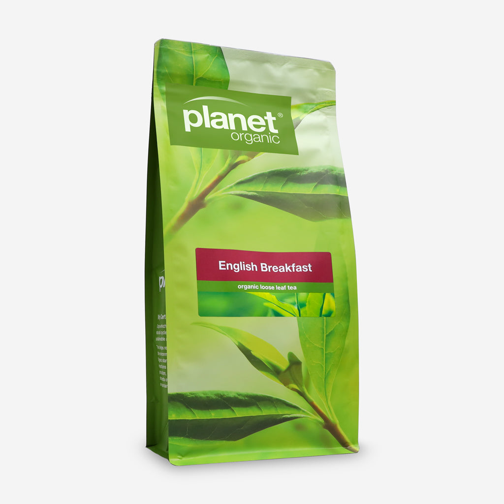 English Breakfast Loose Leaf Tea 500g - Certified Organic