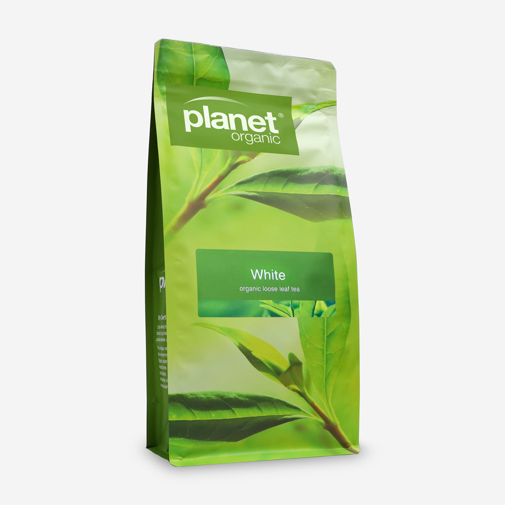 White Loose Leaf Tea 250g - Certified Organic