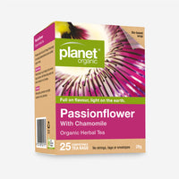 Thumbnail for Passionflower 25 Teabags - Certified Organic