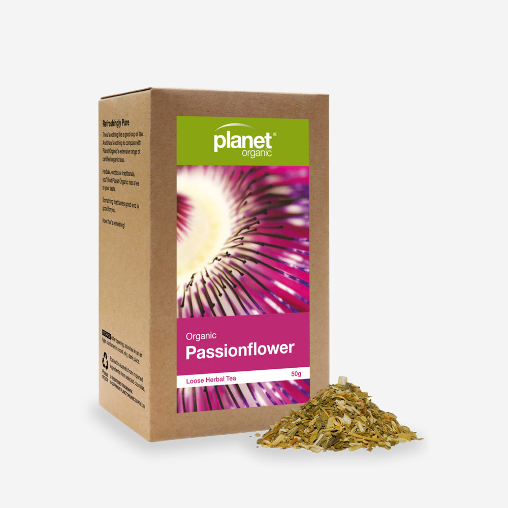 Passionflower Loose Leaf Tea 50g - Certified Organic