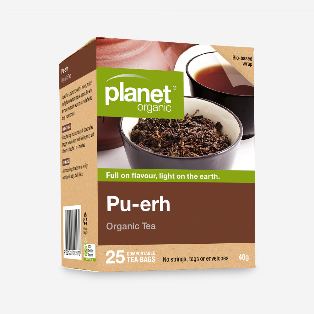 Pu-erh 25 Teabags - Certified Organic
