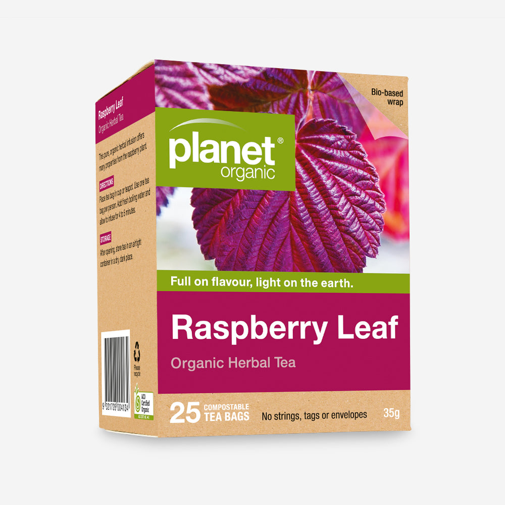 Raspberry Leaf 25 Teabags - Certified Organic