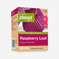 Thumbnail for Raspberry Leaf 25 Teabags - Certified Organic