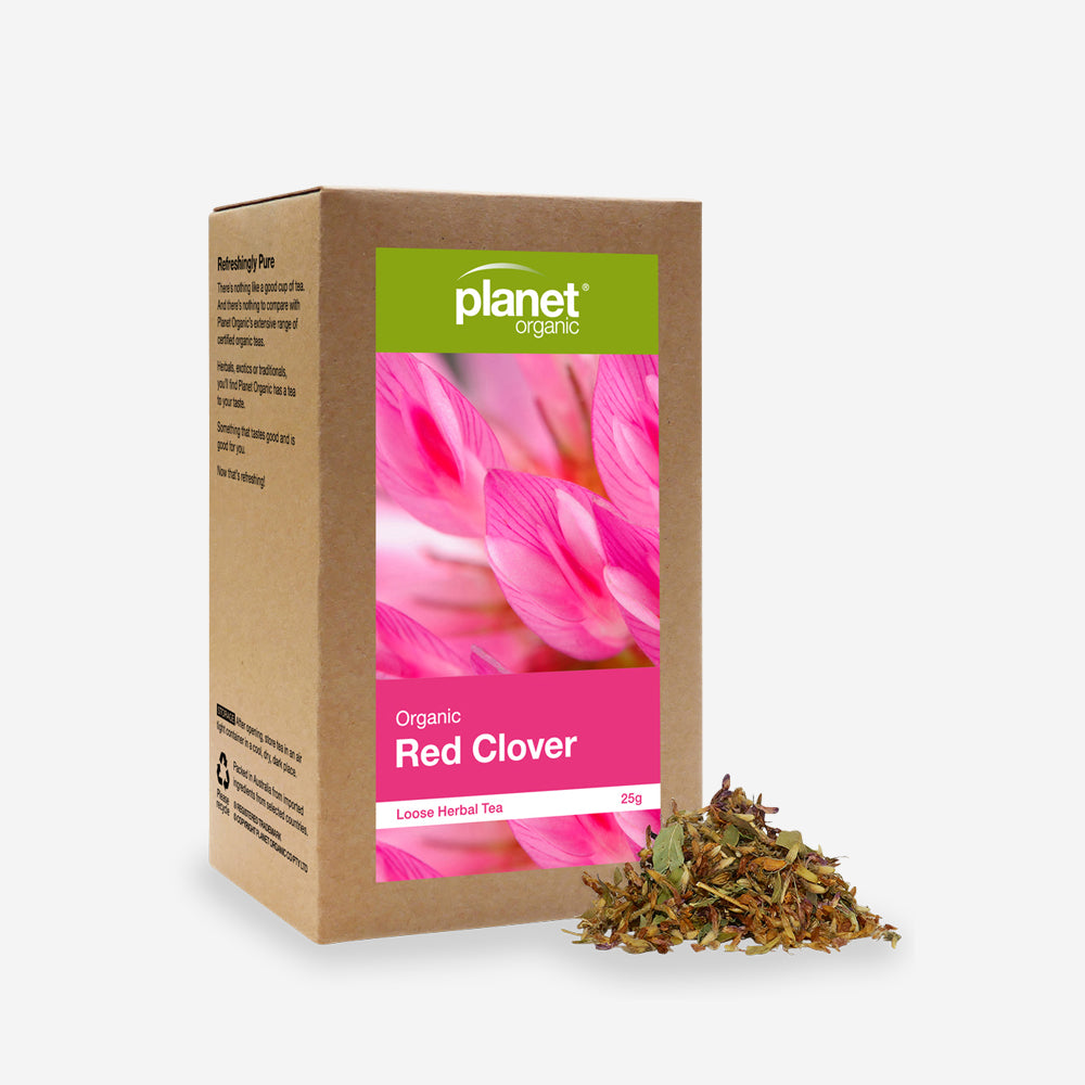 Red Clover Loose Leaf Tea 25g - Certified Organic
