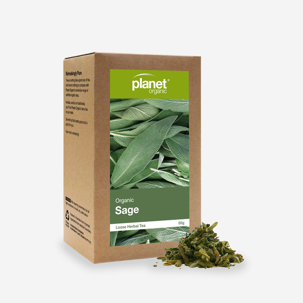 Sage Loose Leaf Tea 50g - Certified Organic
